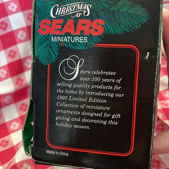 NWT Vintage 1995 90s Sears Craftsman Santa on Craftsman lawnmower ornament - Picture 7 of 8